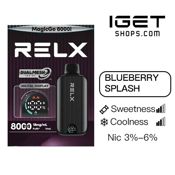 Relx Magicgo i8000 Blueberry Splash