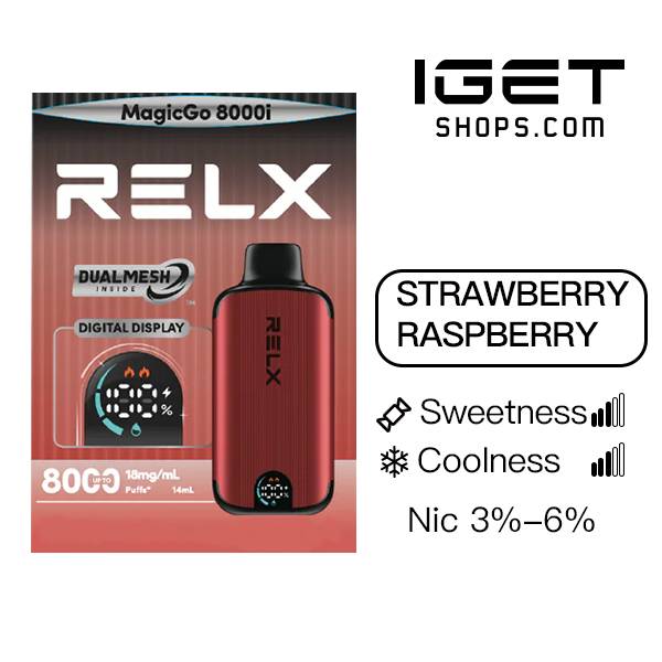 Relx Magicgo i8000 StrawberryRaspberry