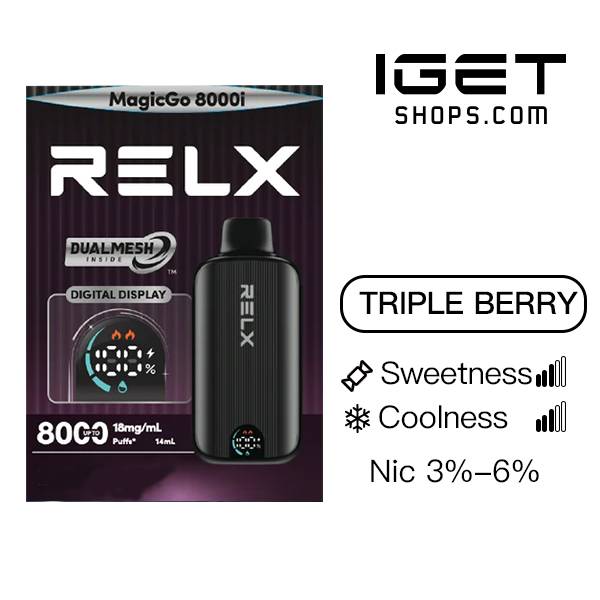 Relx Magicgo i8000 Triple Berry